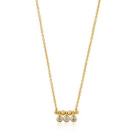 Ania Haie Shimmer Triple Stud necklace